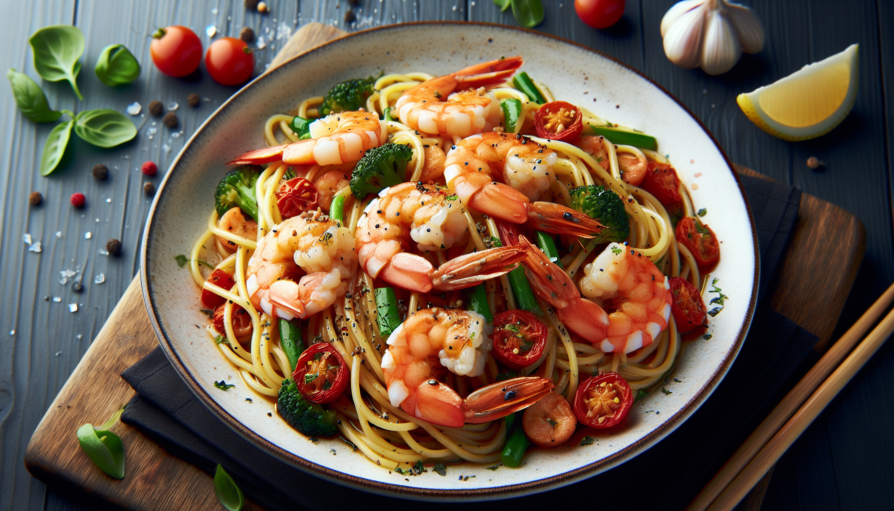 spaghetti agli scampi